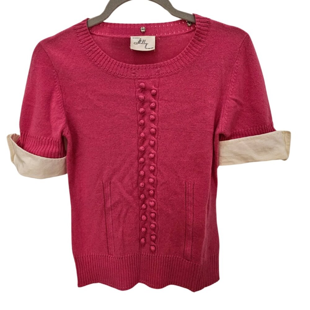 Milly Cashmere Pink Sweater